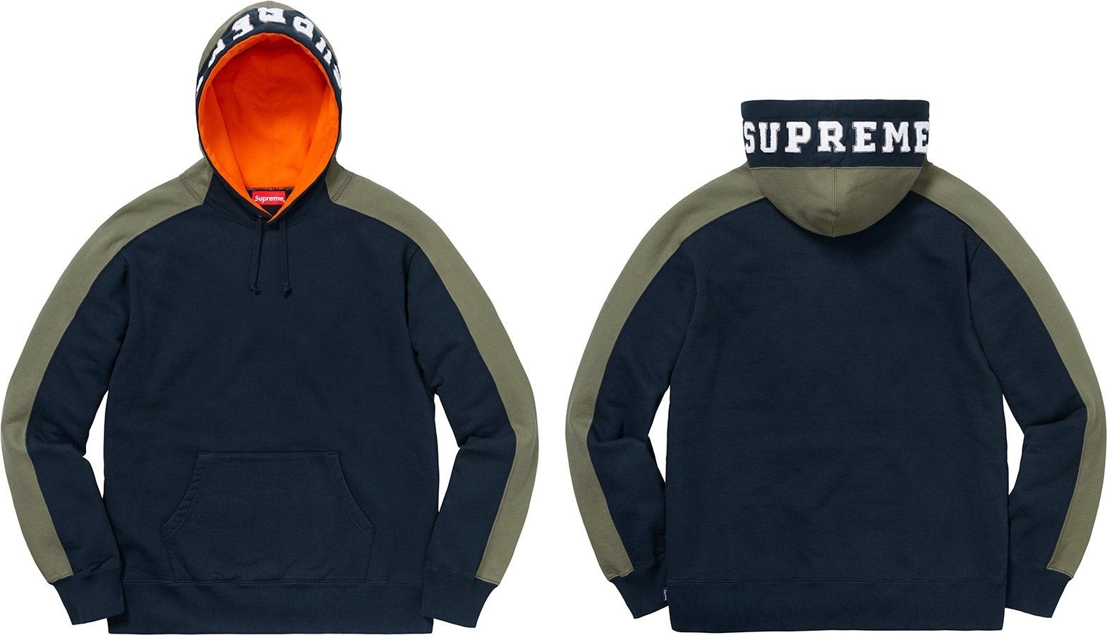 Paneled Hooded Sweatshirt view 7